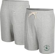 COLOSSEUM Men's Colosseum Heather Gray Michigan State Spartans Love To Hear This Terry Shorts