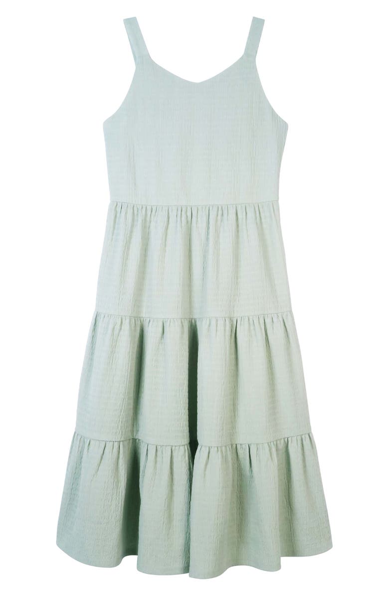 Zunie Kids' Tiered Knit Maxi Dress, Main, color,