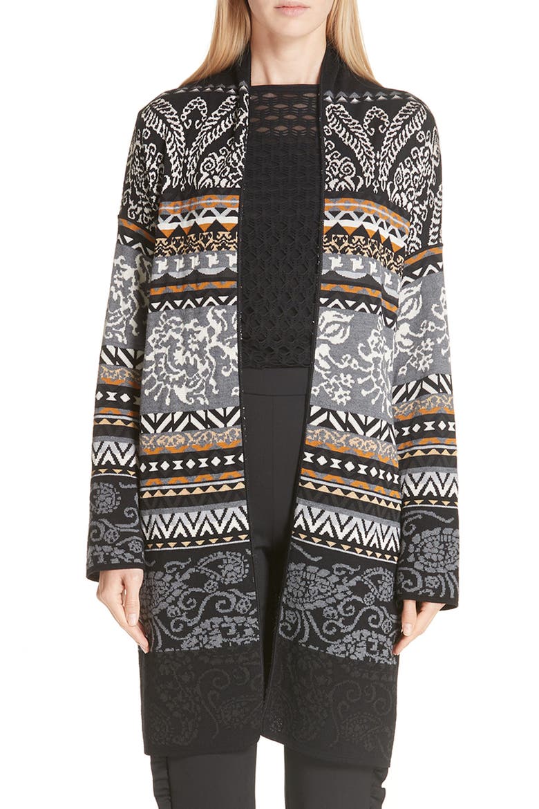Fair Isle Cardigan, Main, color, FUMO