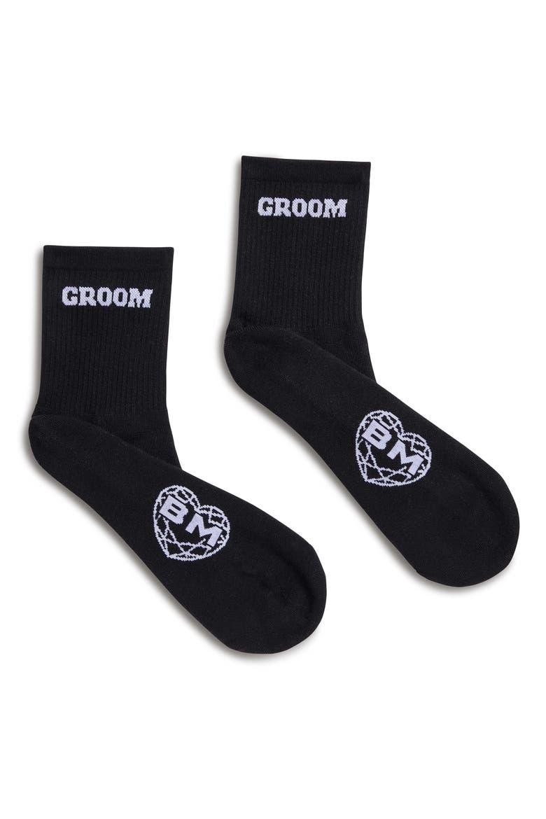 Groom Sock, Main, color, Black