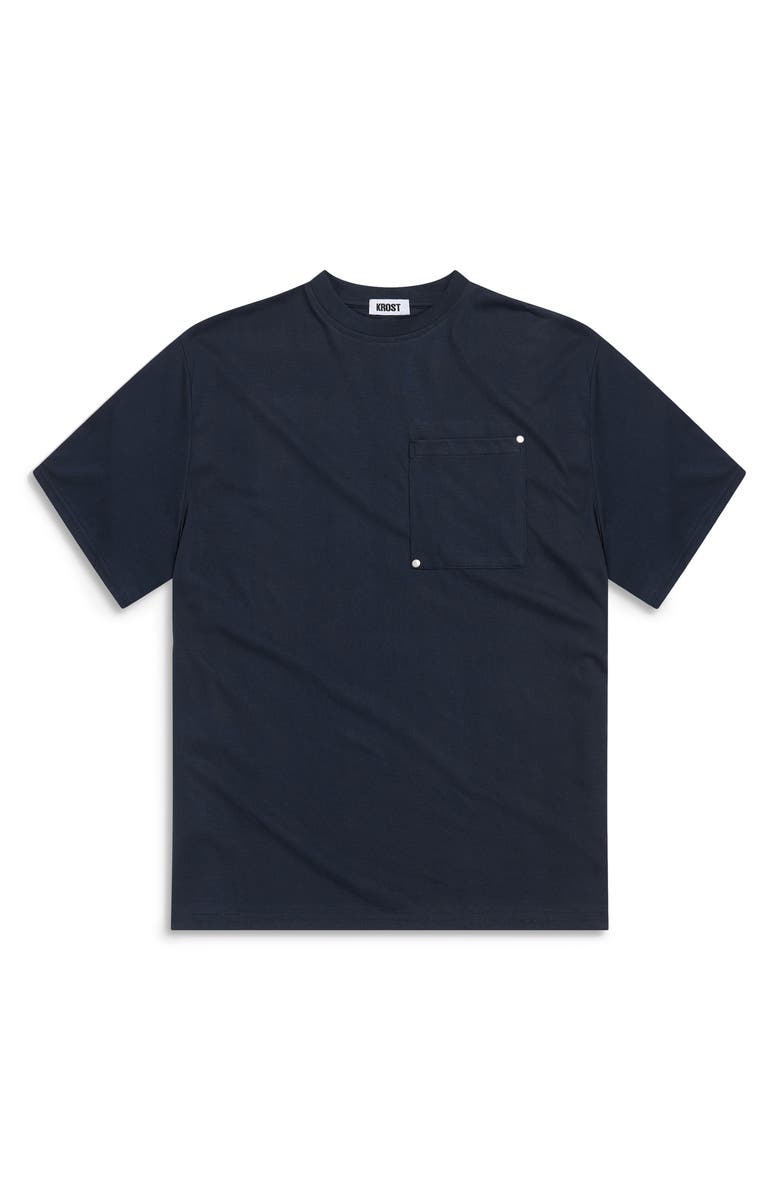 KROST Rivet Pocket Cotton Blend T-Shirt, Main, color, Pageant Blue