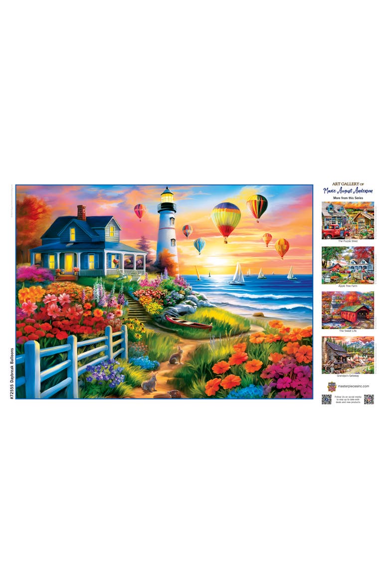 Daybreak Balloons 1000 Piece Puzzle, Alternate, color, Multicolor