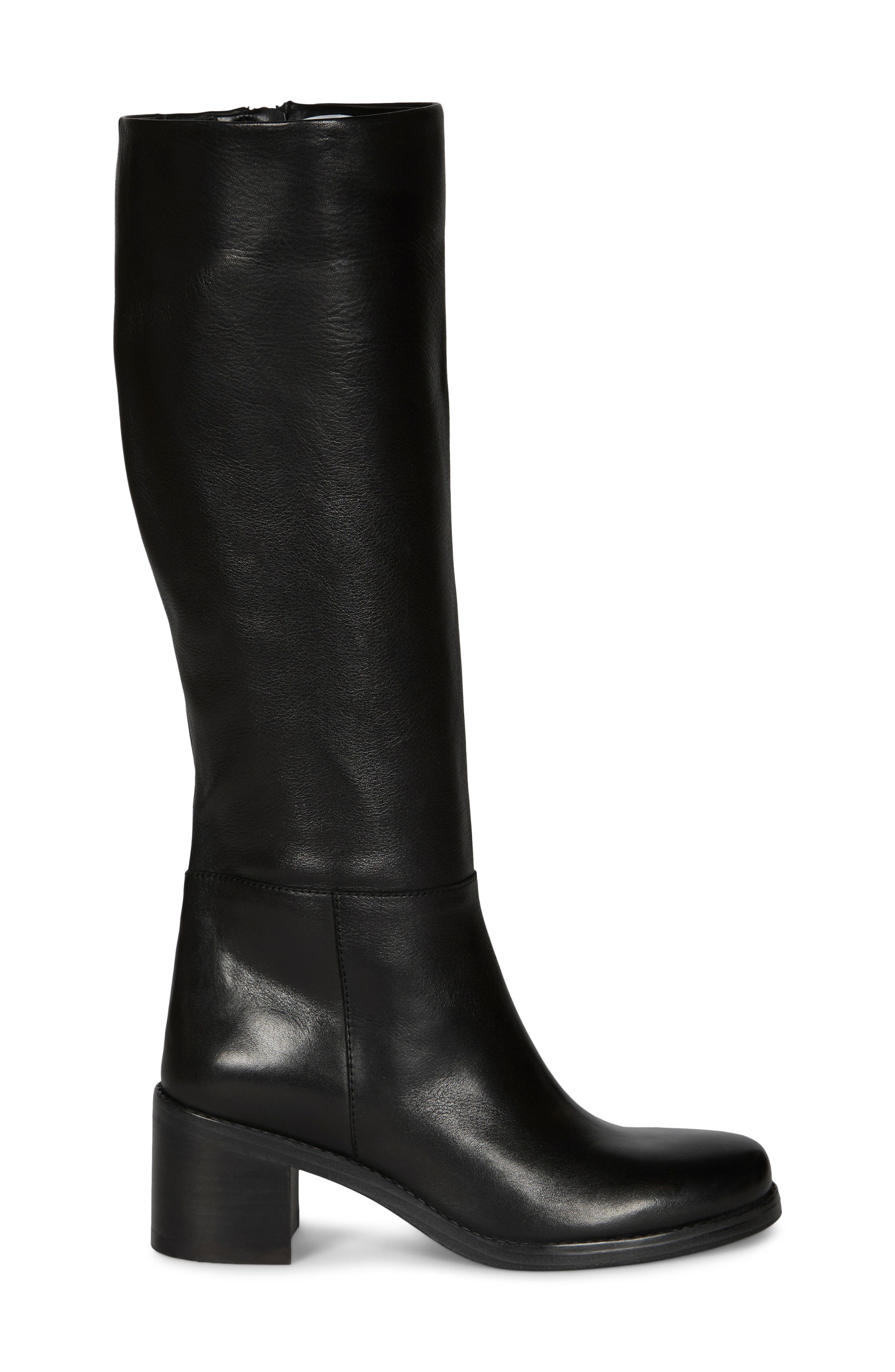 Alesa Knee High Boot, Alternate, color, BLACK
