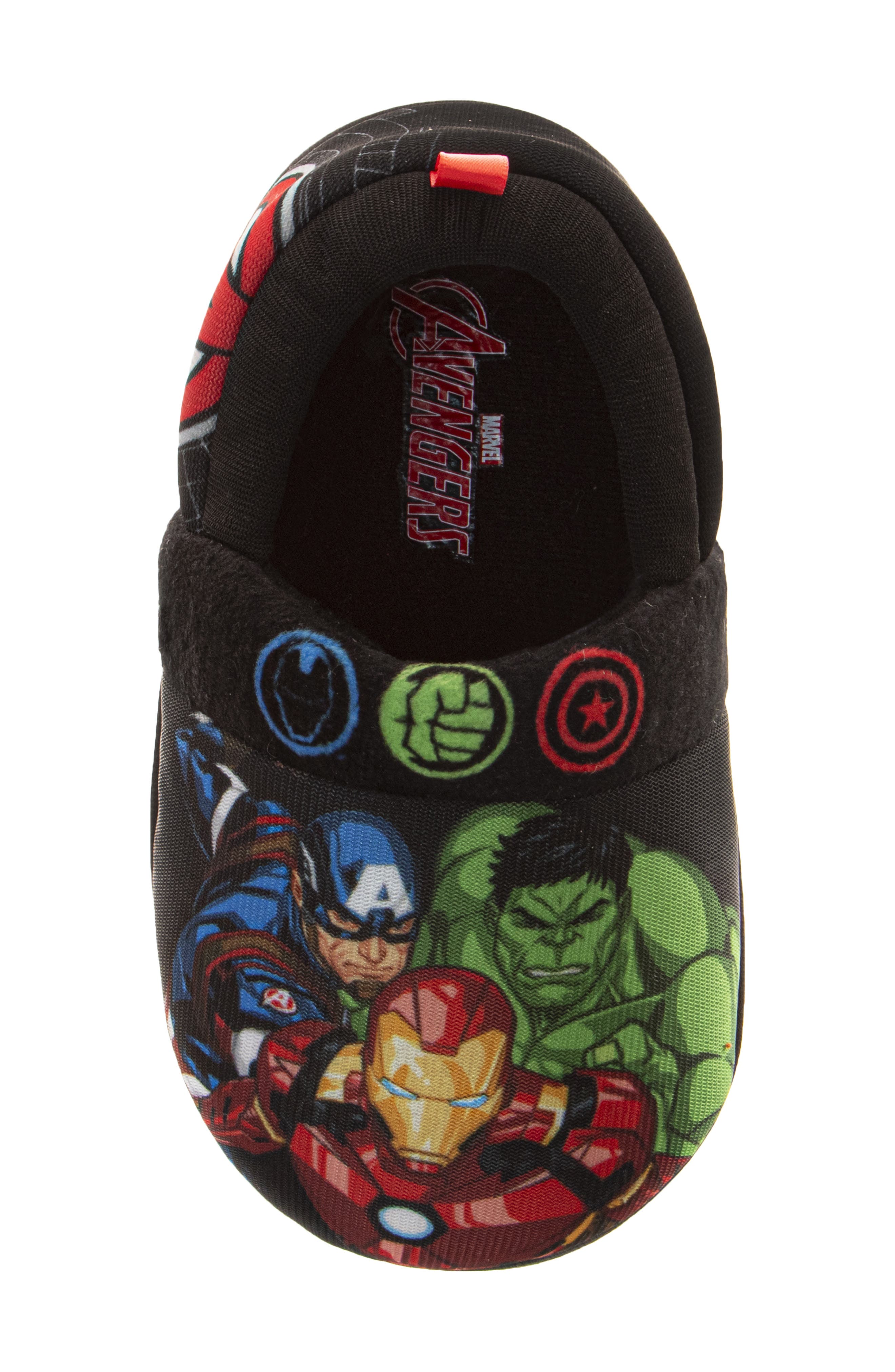 JOSMO Kids' Marvel Avengers Slipper, Alternate, color, Black