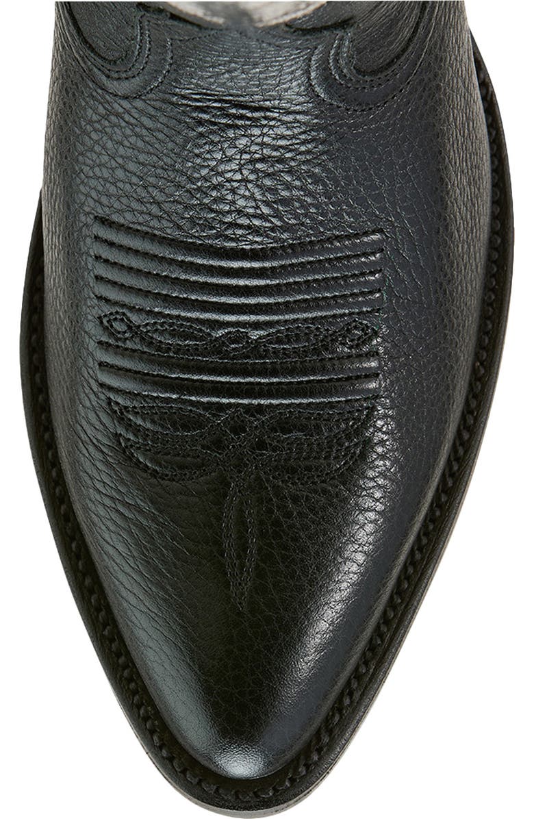 Ariat Helena Cowboy Boot, Alternate, color, Black Deertan