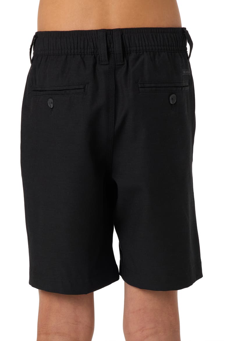 Kids' Reserve Light Check Water Repellent Shorts, Alternate, color, BLACK