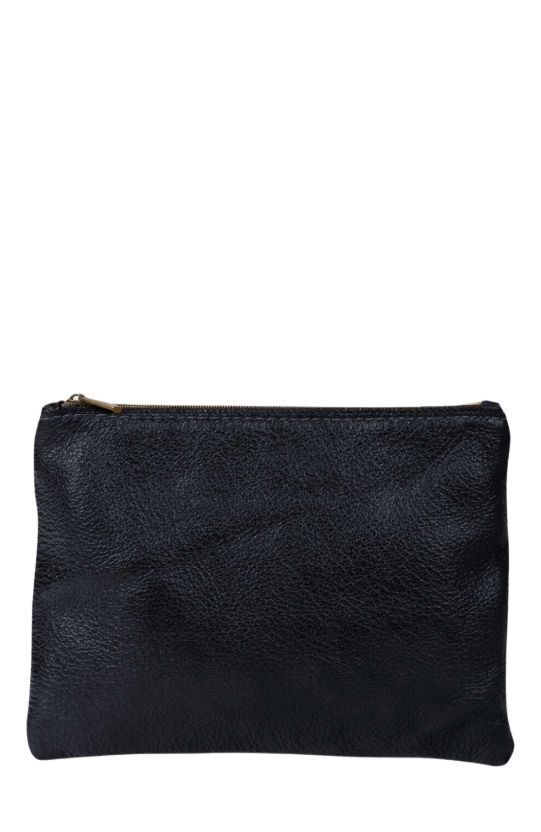 Deux Mains Woven Pouch, Alternate, color, Black - Small