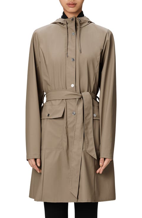 Curve Waterproof Belted Jacket