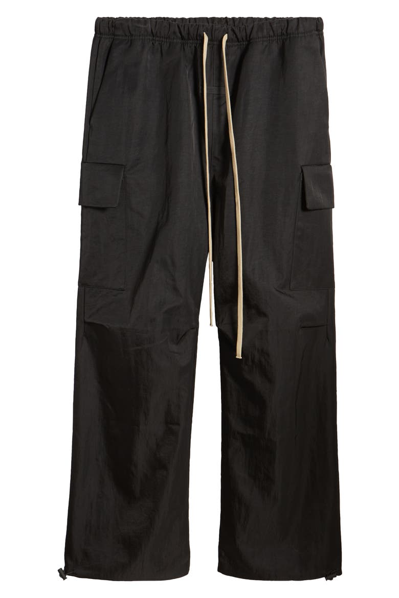 Gender Inclusive Textured Recycled Nylon Field Pants, Alternate, color, BLACK