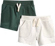 Little Planet 2-Pack Organic Cotton Drawstring Shorts