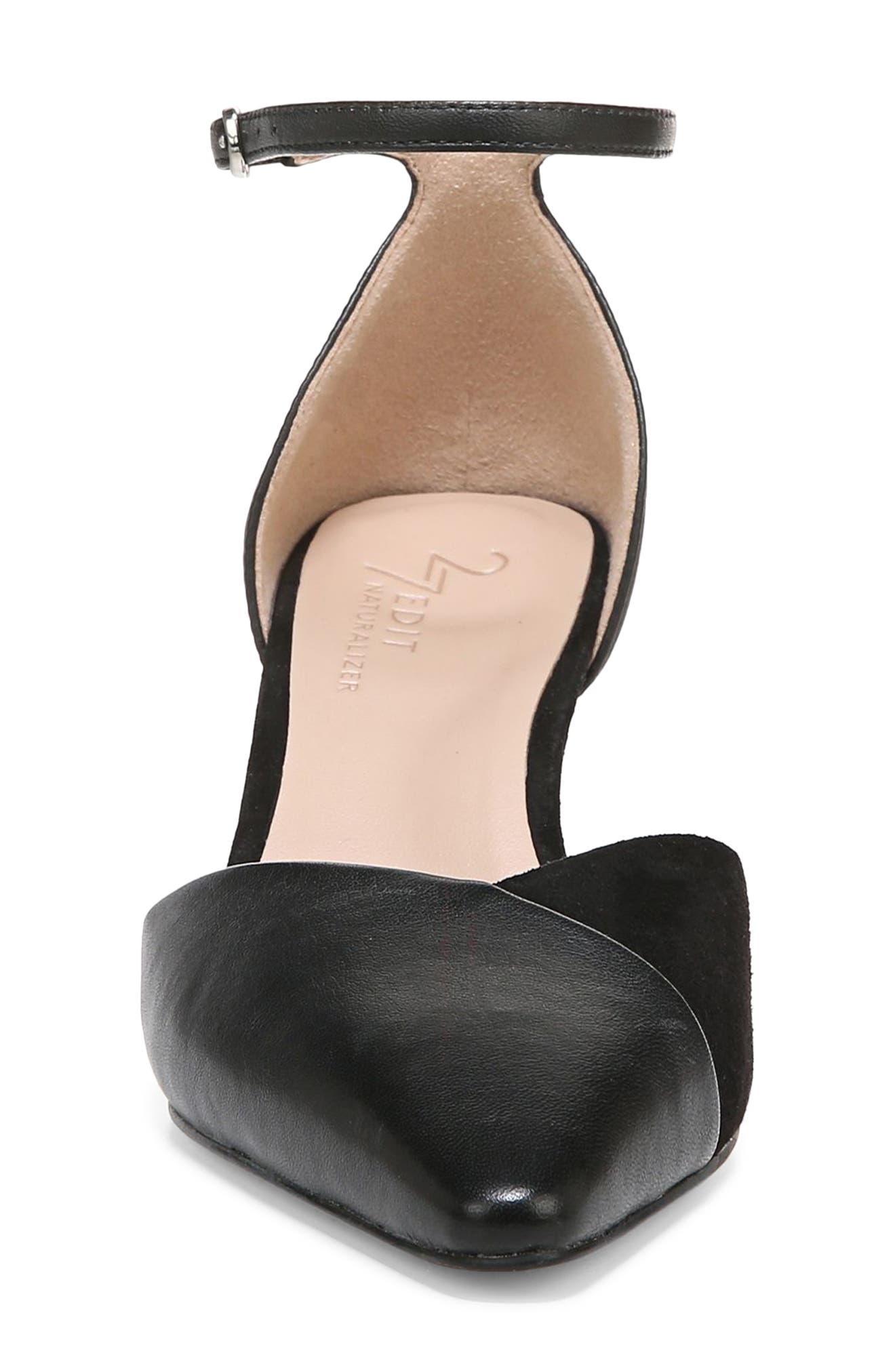 27 EDIT Naturalizer Danica Ankle Strap Pointed Toe Pump, Alternate, color, 