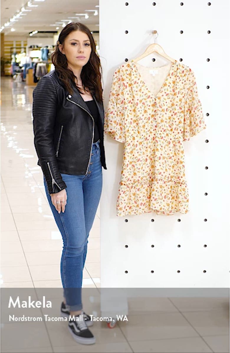 Love in Bloom Floral Minidress, sales video thumbnail