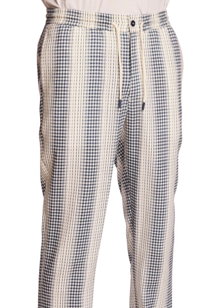 PAISLEY & GRAY Chester Drawstring Pants, Alternate, color, Navy White Diamond Stripes