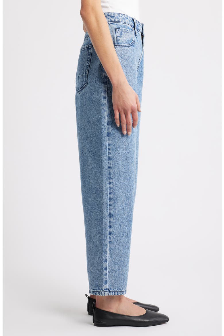 High Waist Crescent Leg Jeans, Alternate, color, INDIGO