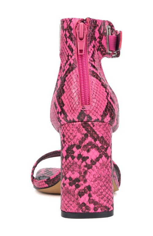 Shop New York And Company Lexi Square Toe Sandal In Pink