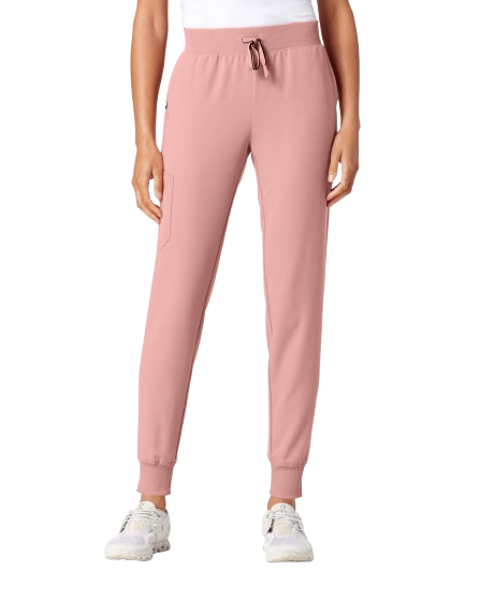Silex Women's 6-Pocket Slim Mid-Rise Scrub Jogger