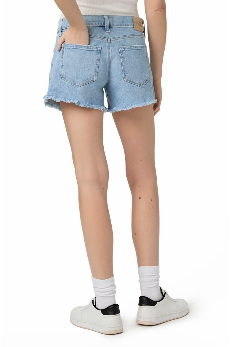 Dylan Frayed Mid Rise Denim Shorts, Alternate, color, MY GIRL DISTRESSED