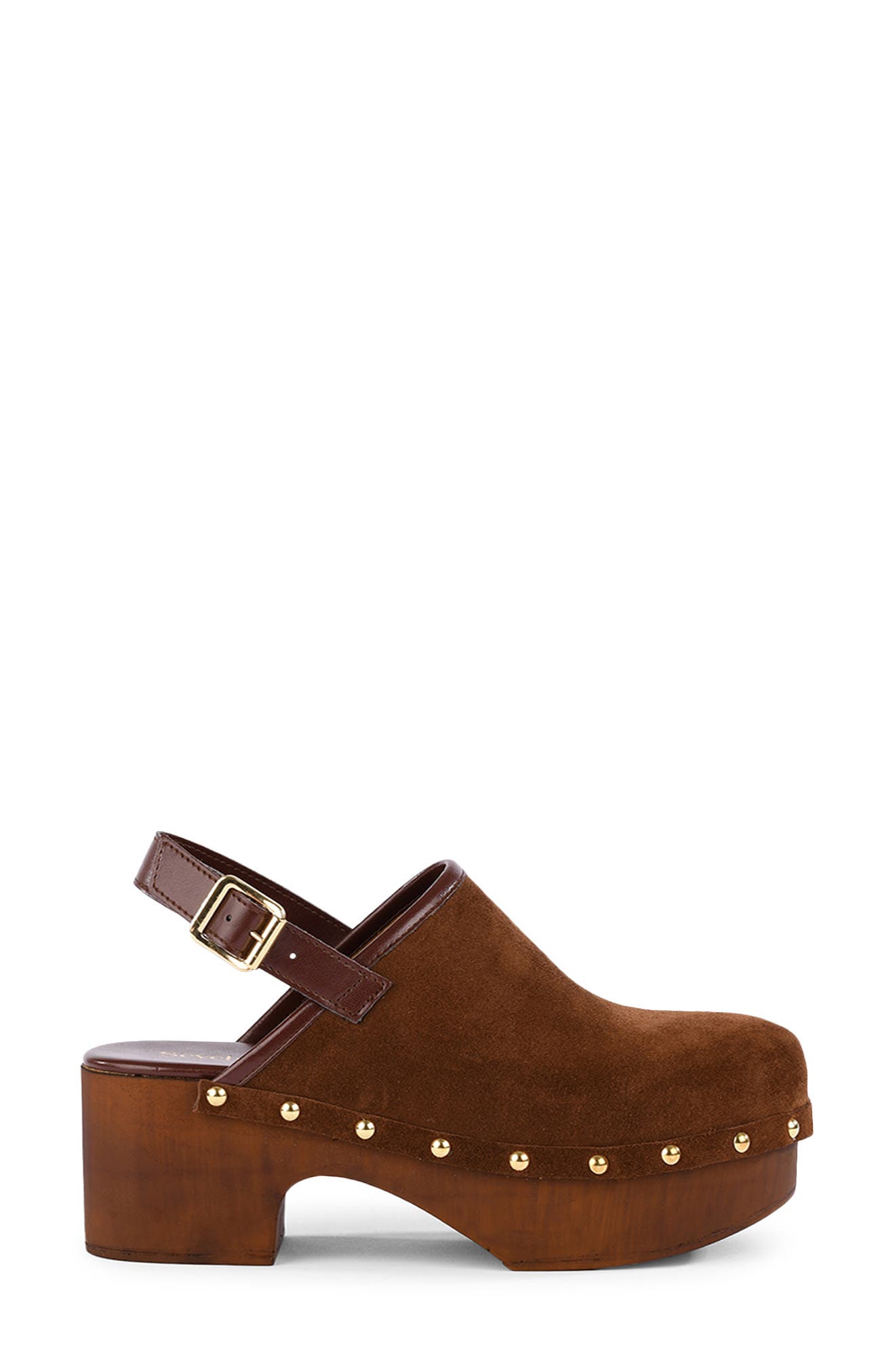 High Expectations Leather Clog, Alternate, color, BROWN