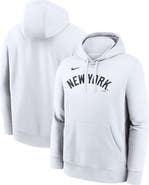Nike Men's Nike White New York Yankees Dri-Fit Club Hoodie
