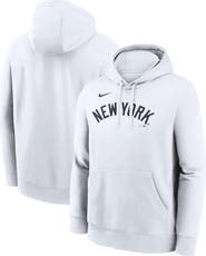 Nike Men's Nike White New York Yankees Dri-Fit Club Hoodie