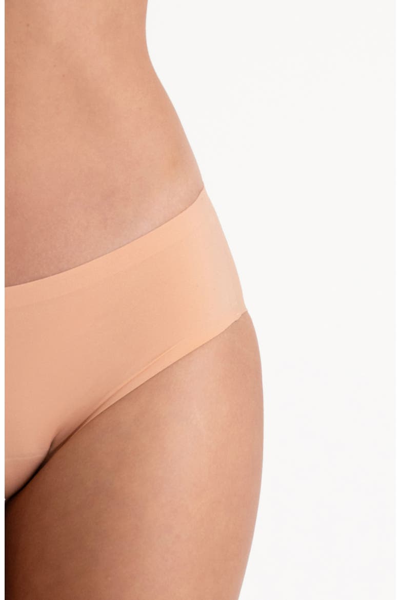 Period & Leakproof Regular Absorbency Stretch Bikini, Alternate, color, SMOOTH TERRACOTTA