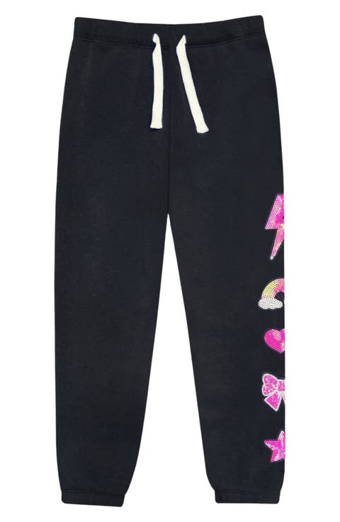Kids' Cloud Soft Sequin Icon Sweatpants