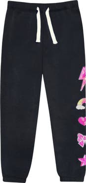 PixieLane Kids' Cloud Soft Sequin Icon Sweatpants
