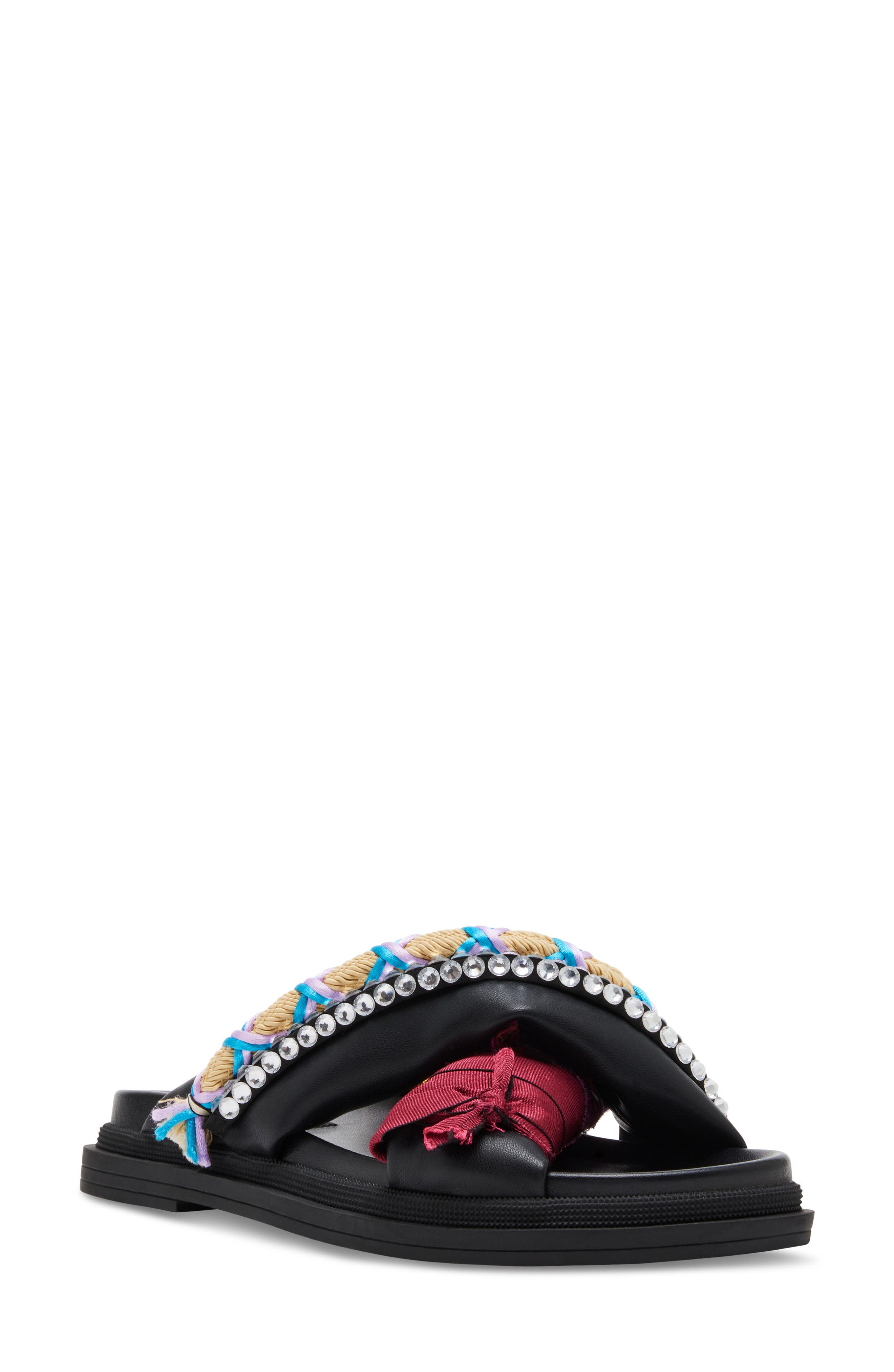 Steve Madden Leisure Embellished Sandal, Main, color, 