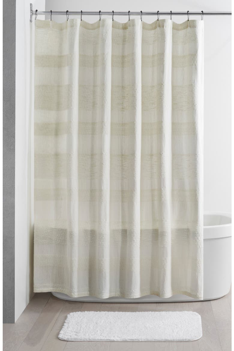 Russel Shower Curtain, Main, color, NATURAL