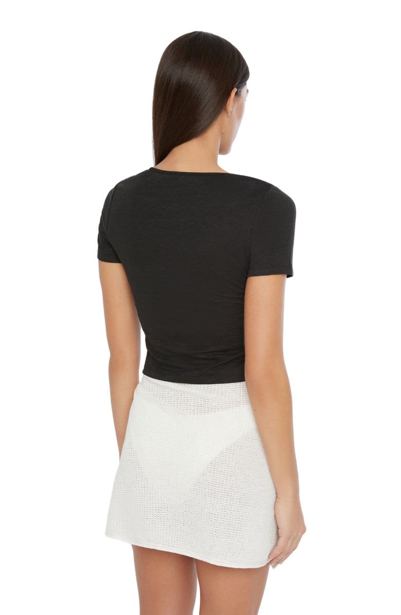 Onia Linen Jersey Baby Tee, Alternate, color, 