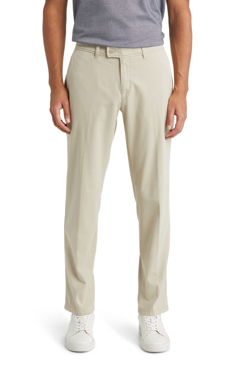 Brax Evans Regular Fit Flat Front Chino Pants, Main, color, Rye