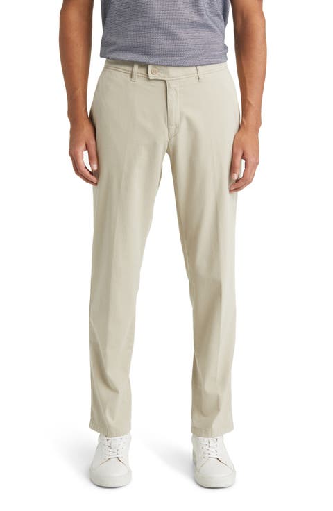 Evans Regular Fit Flat Front Chino Pants