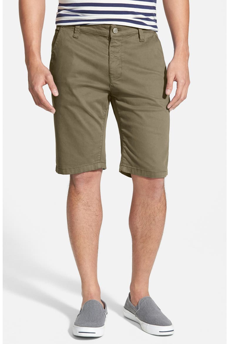 'Jacob' Twill Chino Shorts, Main, color, BRITISH KHAKI