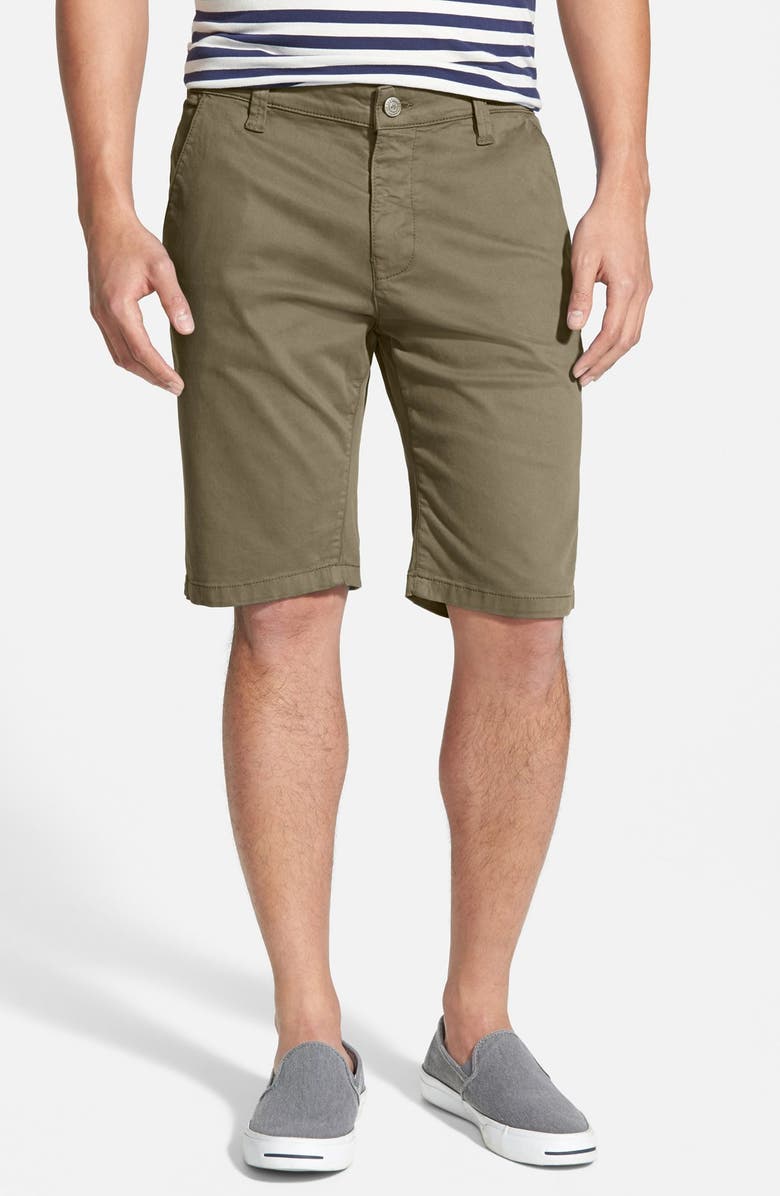 Mavi Jeans 'Jacob' Twill Chino Shorts, Main, color, British Khaki