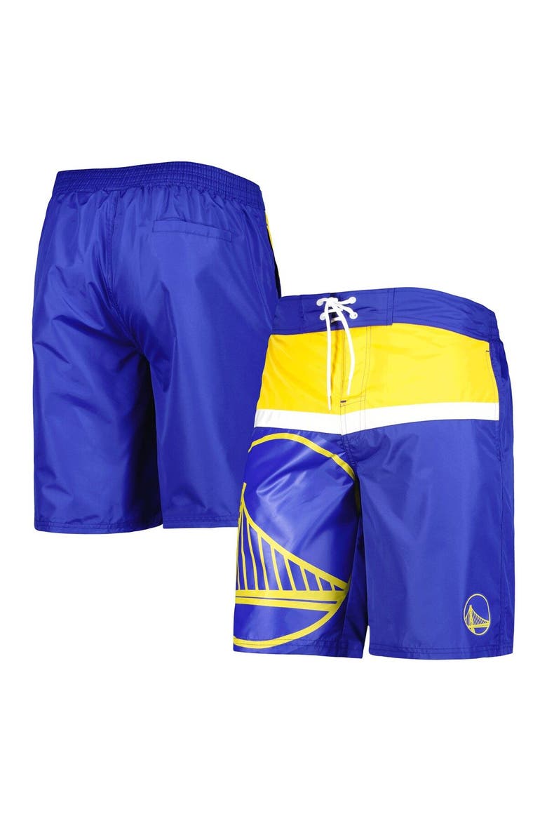 Men's G-III Sports by Carl Banks Royal Golden State Warriors Sea Wind Swim Trunks, Main, color, Royal