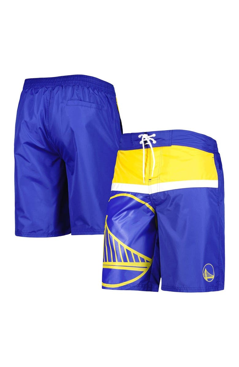 G-III SPORTS BY CARL BANKS Men's G-III Sports by Carl Banks Royal Golden State Warriors Sea Wind Swim Trunks, Main, color, Royal