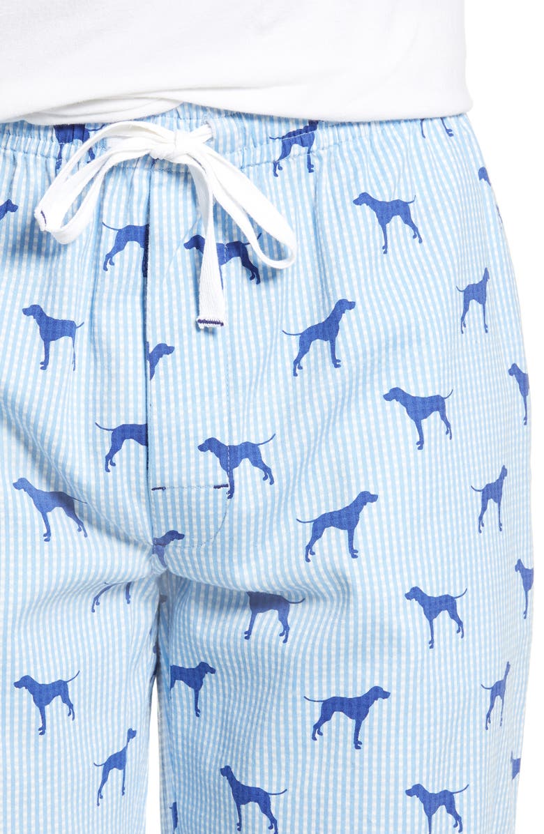 Majestic International Dog Tired Lounge Pants, Alternate, color, 