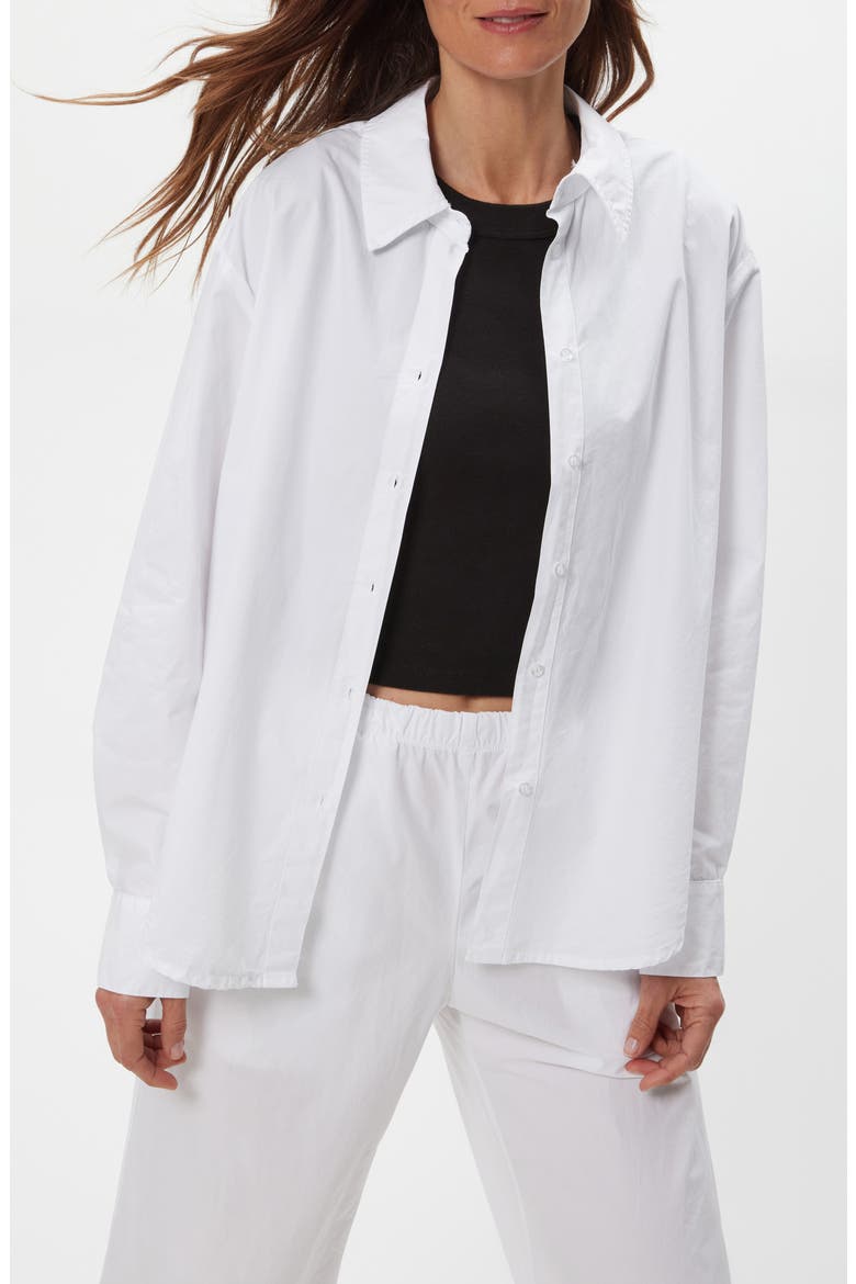 Carson Button Down Shirt, Main, color, WHITE
