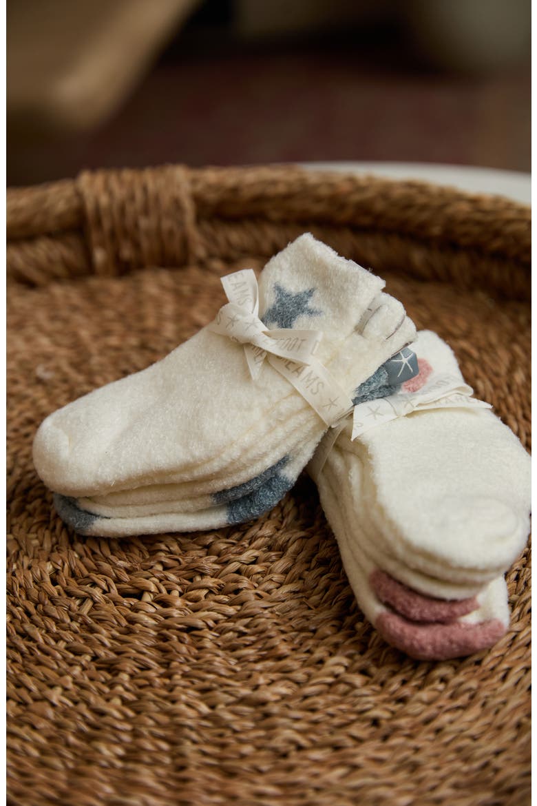 CozyChic Lite® 3-Pack Sock Set, Alternate, color, ROSE QUARTZ-PEARL
