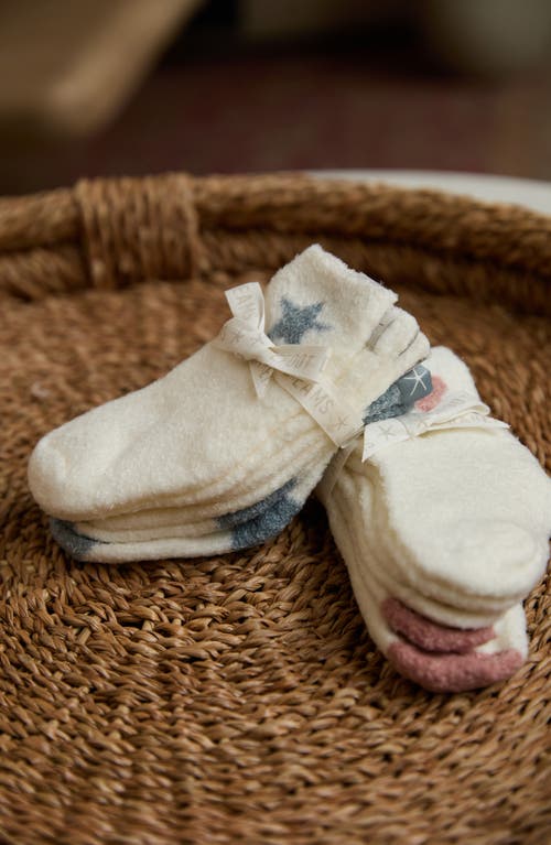 Barefoot Dreams Cozychic Lite® 3-pack Sock Set In White