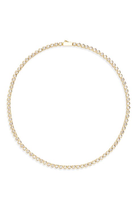 Mali Cubic Zirconia Tennis Necklace