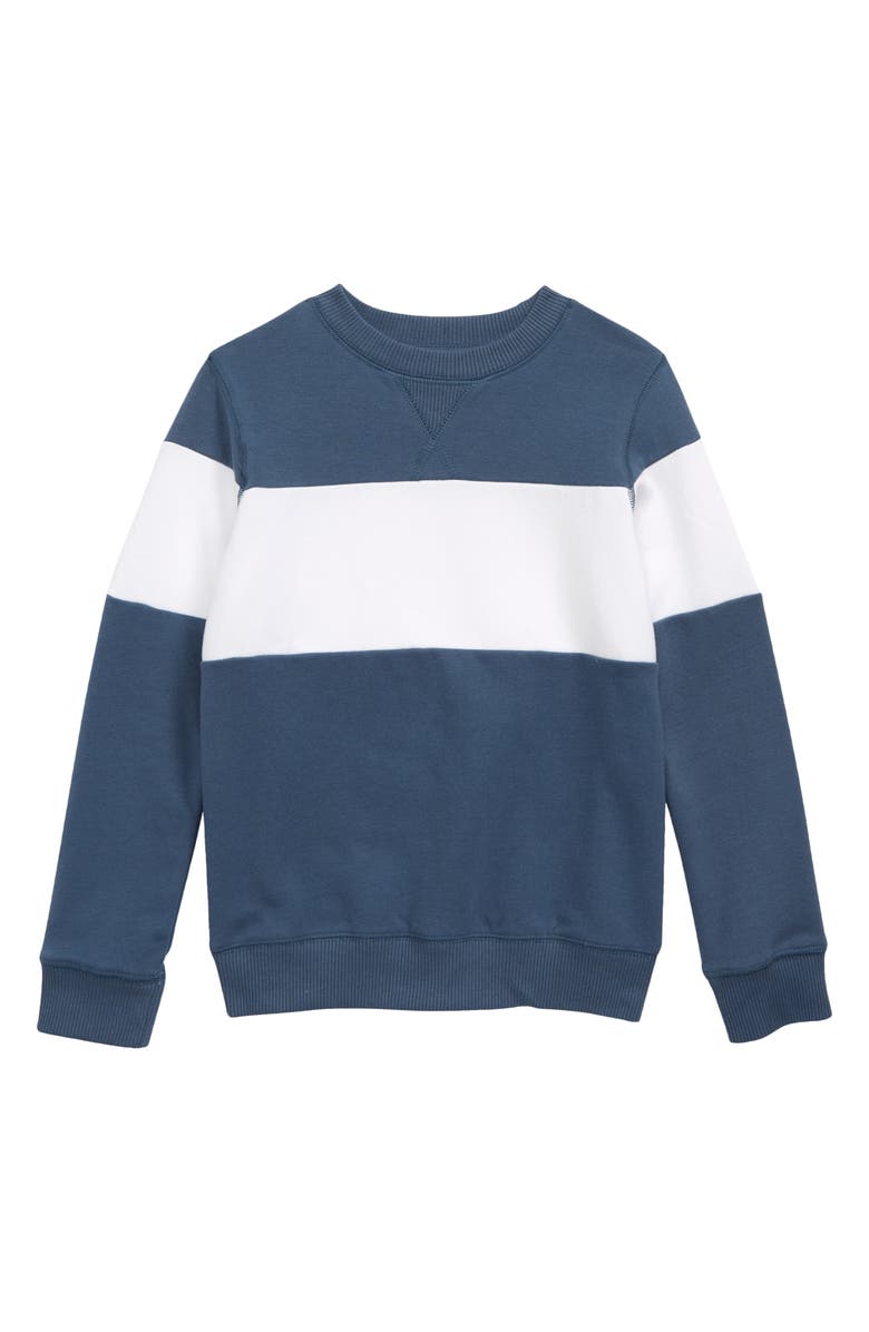 Nordstrom Kids' Collegiate Crew Sweatshirt, Main, color,
