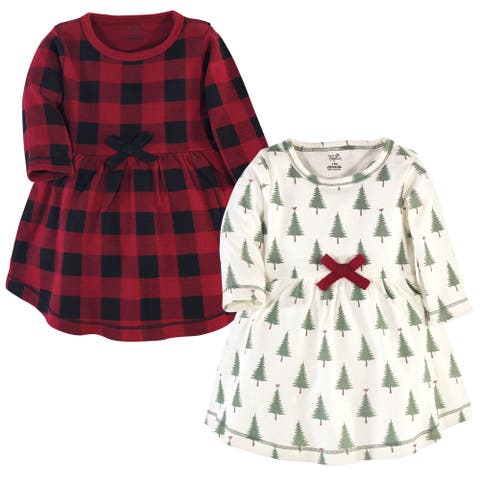 Organic Long-Sleeve Dress Pair (Baby)