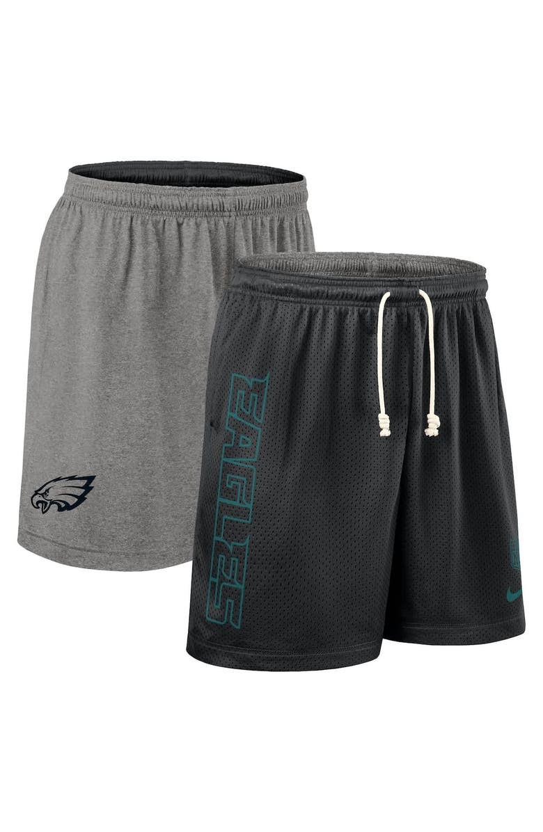 Nike Men's Nike Black Philadelphia Eagles Sideline Reversible Performance Shorts, Main, color, Black