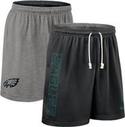 Nike Men's Nike Black Philadelphia Eagles Sideline Reversible Performance Shorts