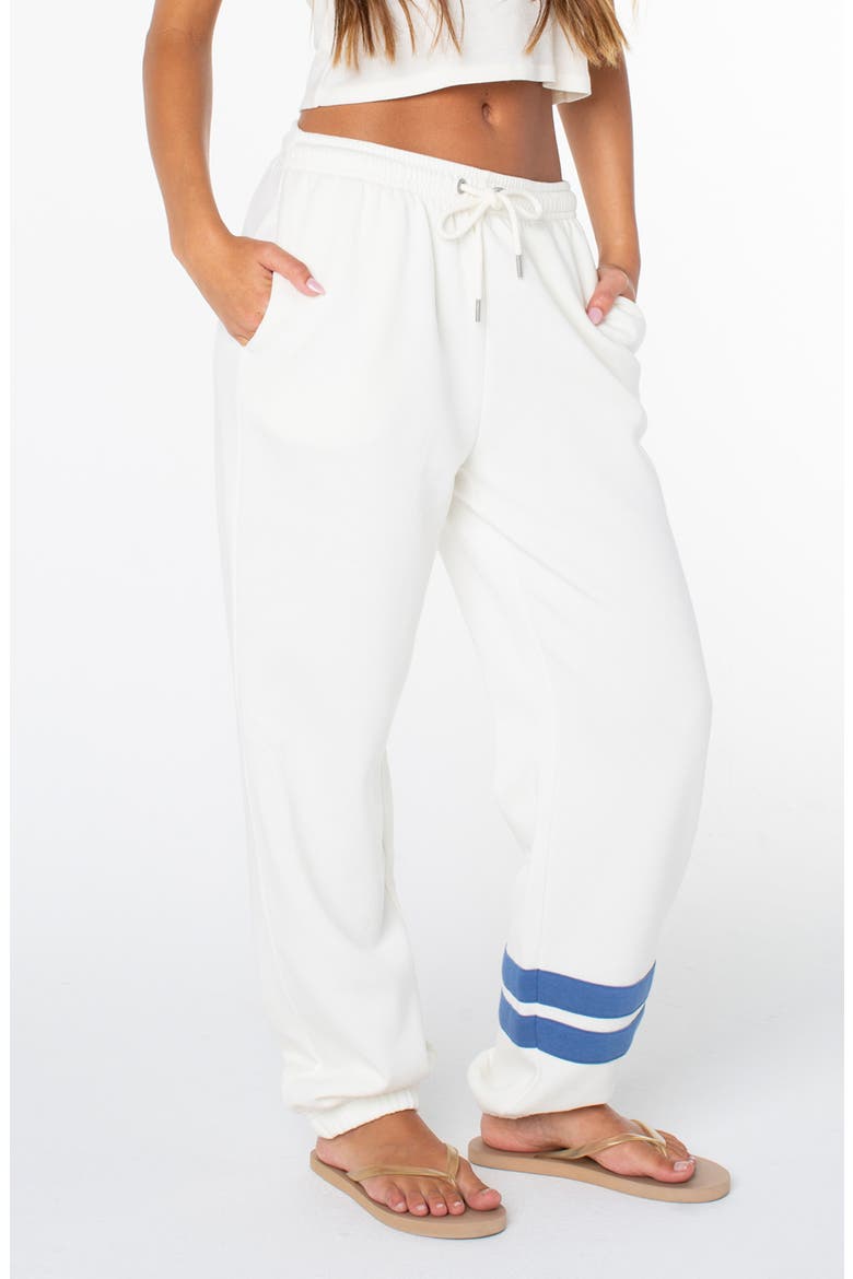 Sunset Stripe Sweatpants, Alternate, color, CLOUD DANCER