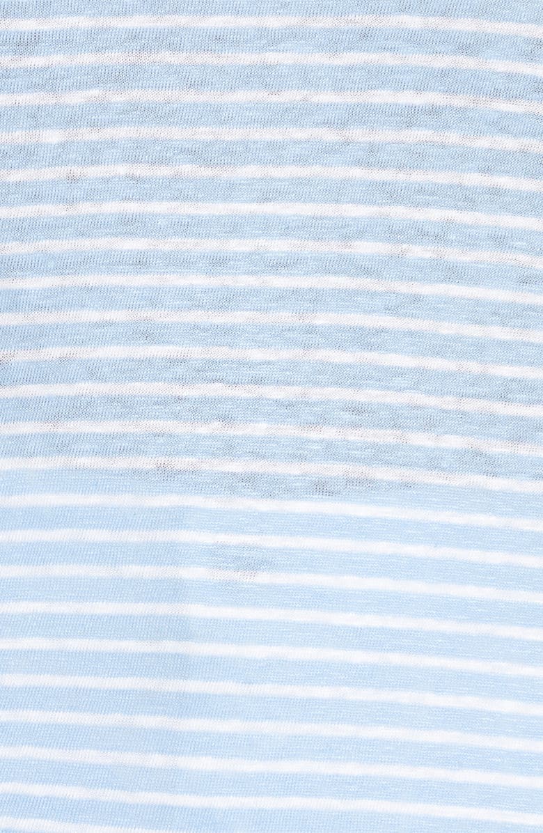 Vince Stripe Crewneck Slub Jersey T-Shirt, Alternate, color, 