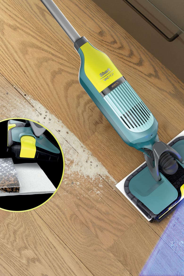 Vacmop Reveal New Cordless Hard Floor Cleaner, Alternate, color, Blue