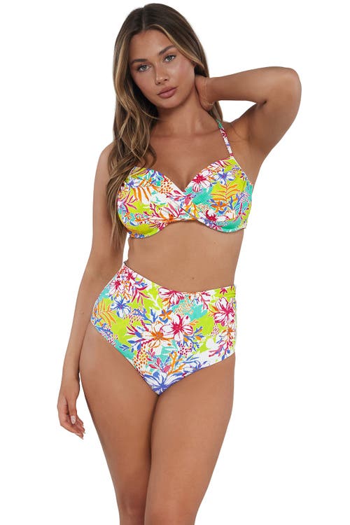 SUNSETS SUNSETS CAPRI HIGH WAIST BIKINI SWIM BOTTOMS