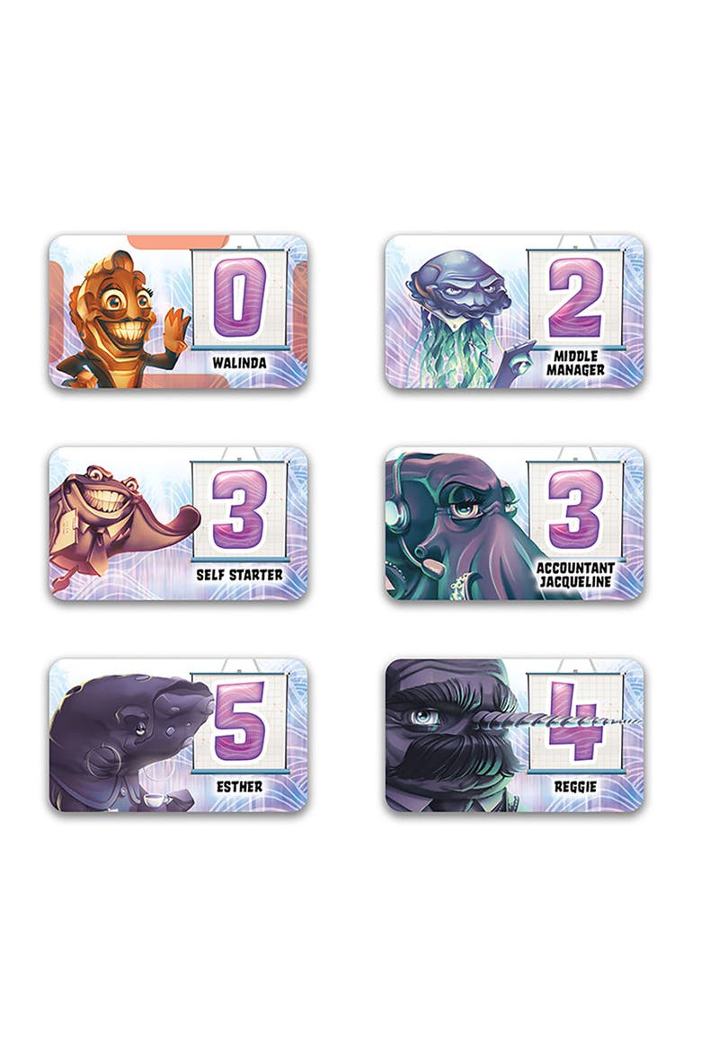 Squid Inc. Strategy Board Game, Ages 14+, 2-4 Players, 60 Min, Alternate, color, Multicolored